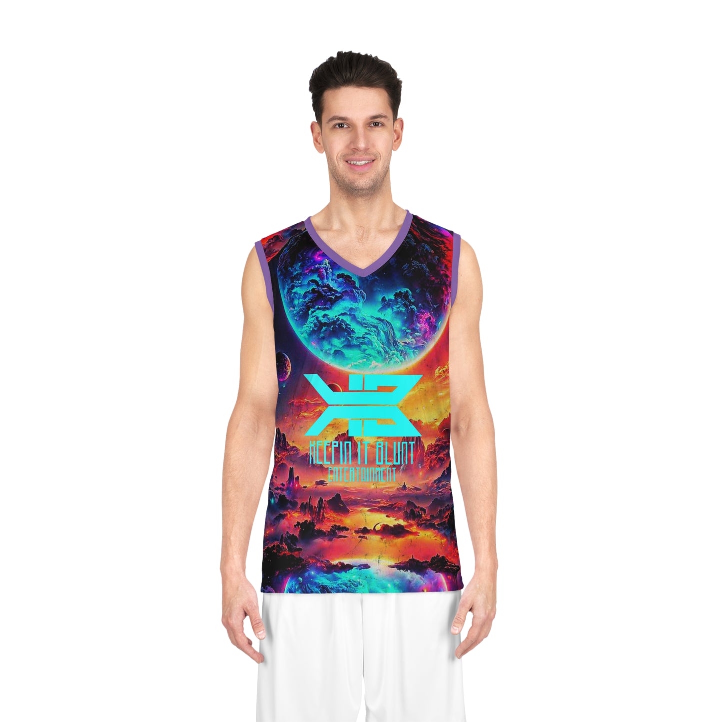 “Far Out” Basketball Jersey (AOP)