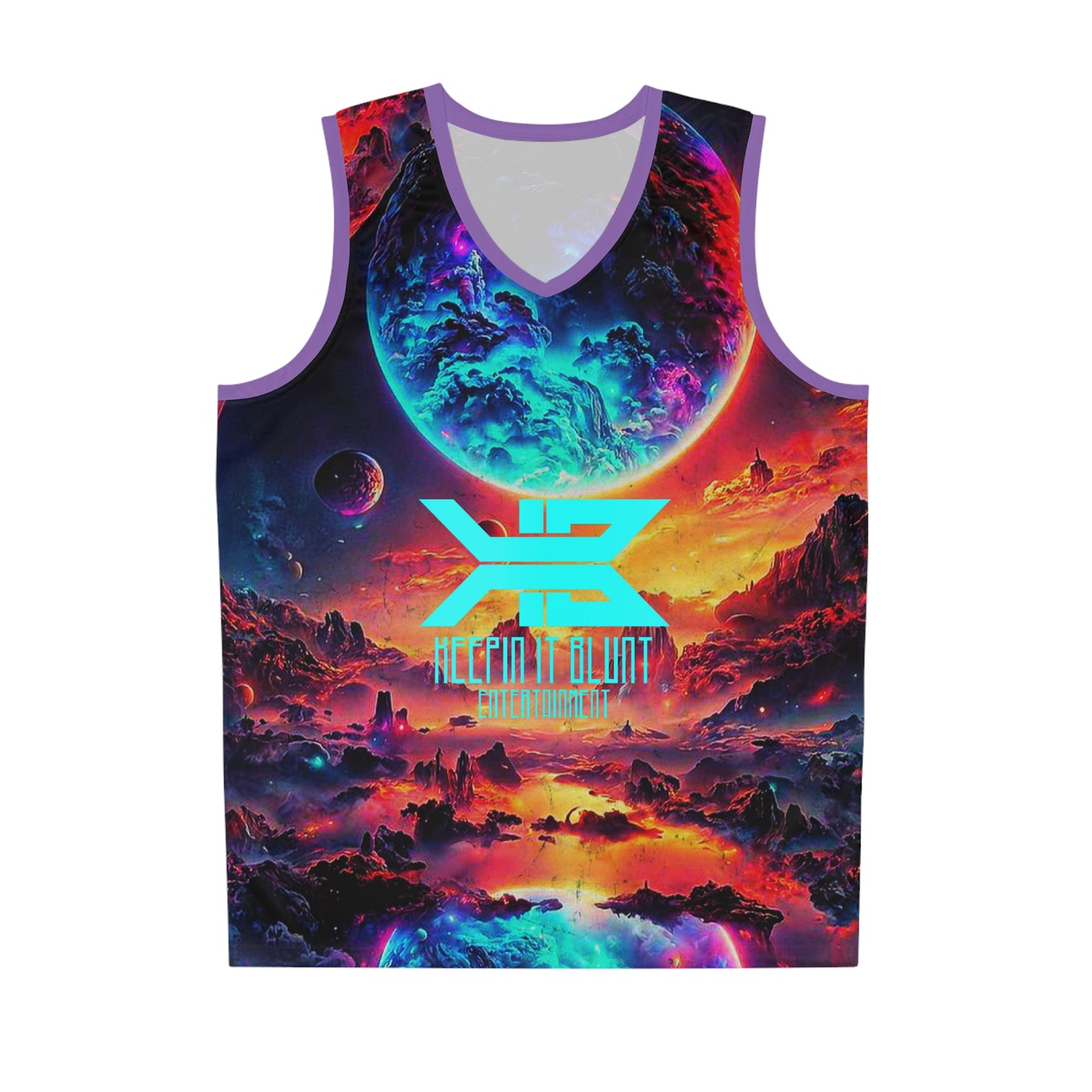 “Far Out” Basketball Jersey (AOP)