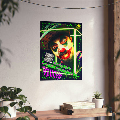 “Clowny Clown” Matte Vertical Posters