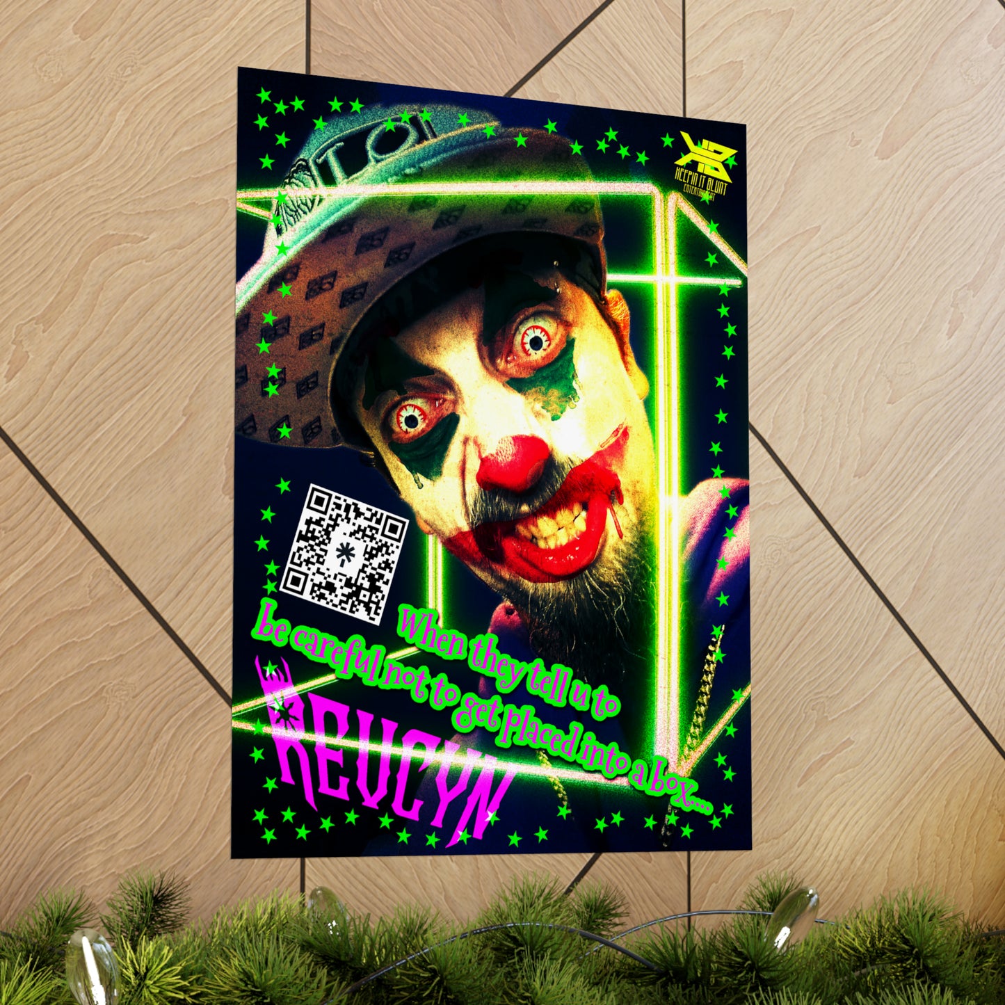 “Clowny Clown” Matte Vertical Posters