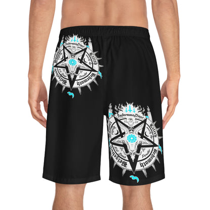 “Cynner Swimmer” Men's Board Shorts (AOP)