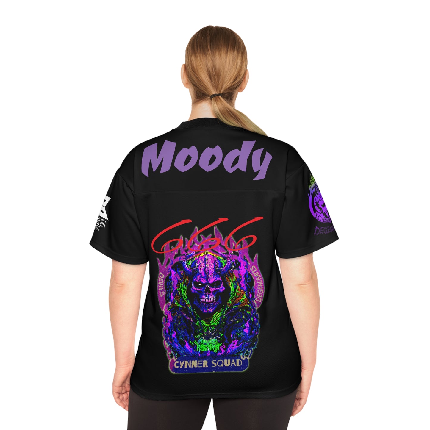 Cynner's Paradise (MoodyVoodoo edition) Football Jersey (AOP)