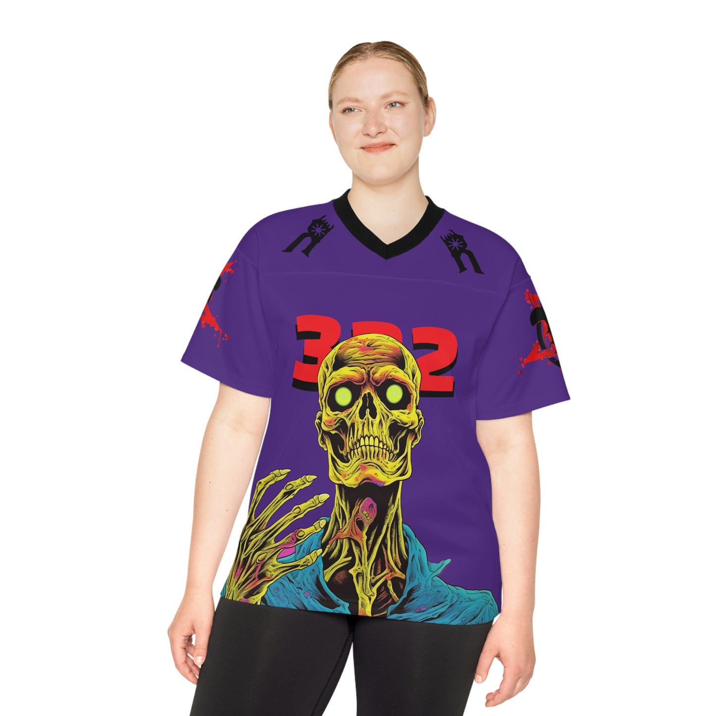 “Skull & Bones” Unisex Football Jersey (AOP)