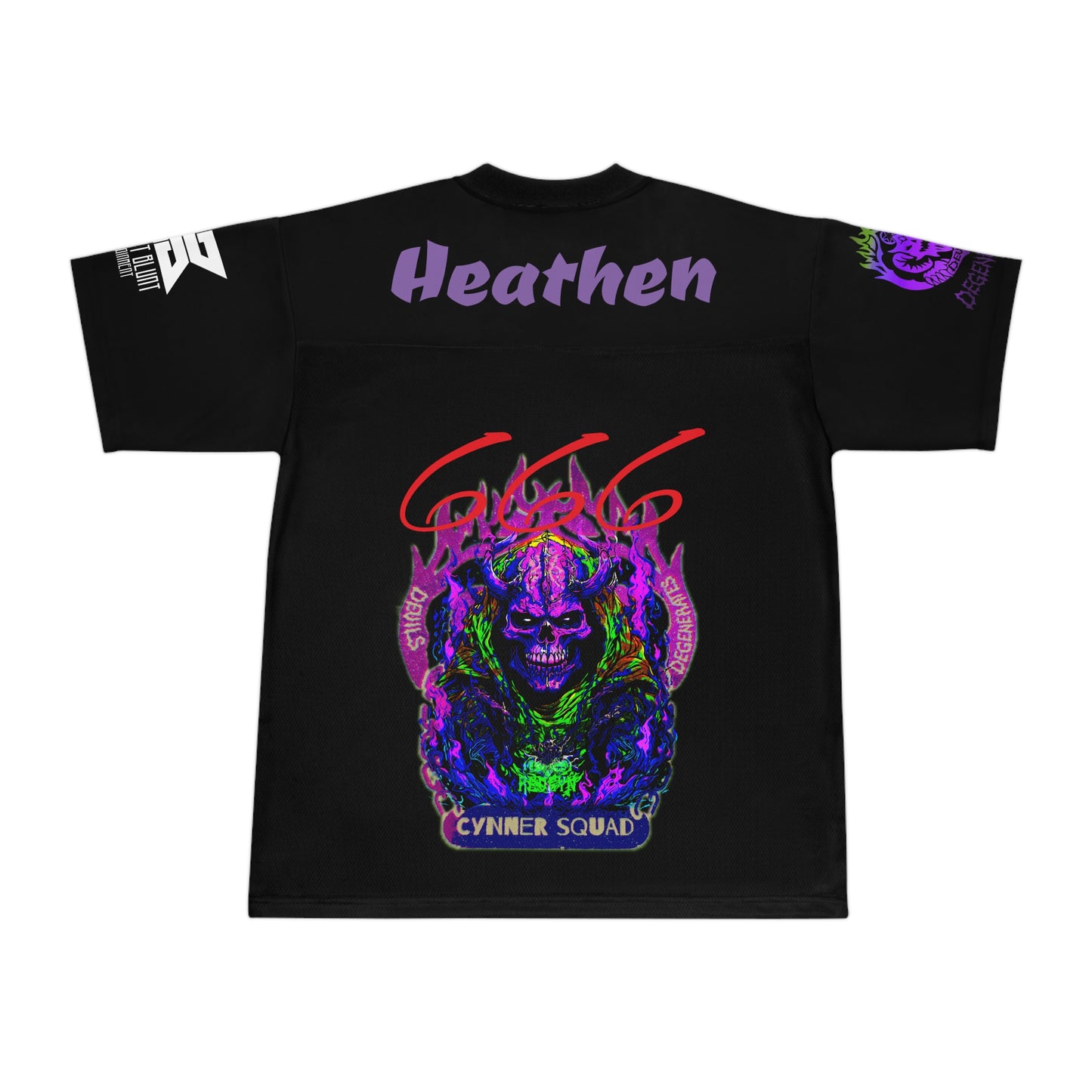 Cynner's Nightmare (Heathen edition) Football Jersey (AOP)