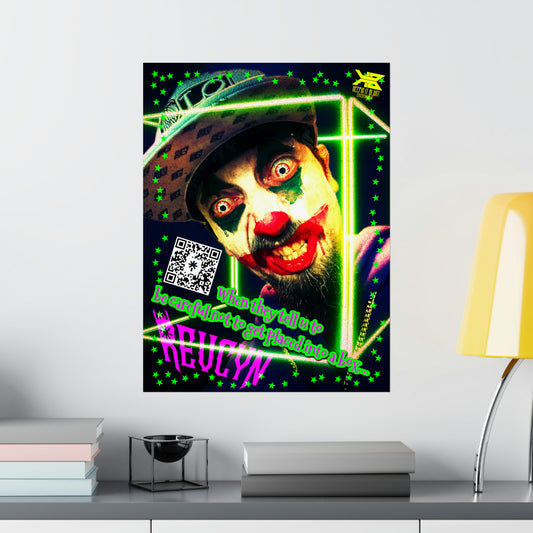 “Clowny Clown” Matte Vertical Posters