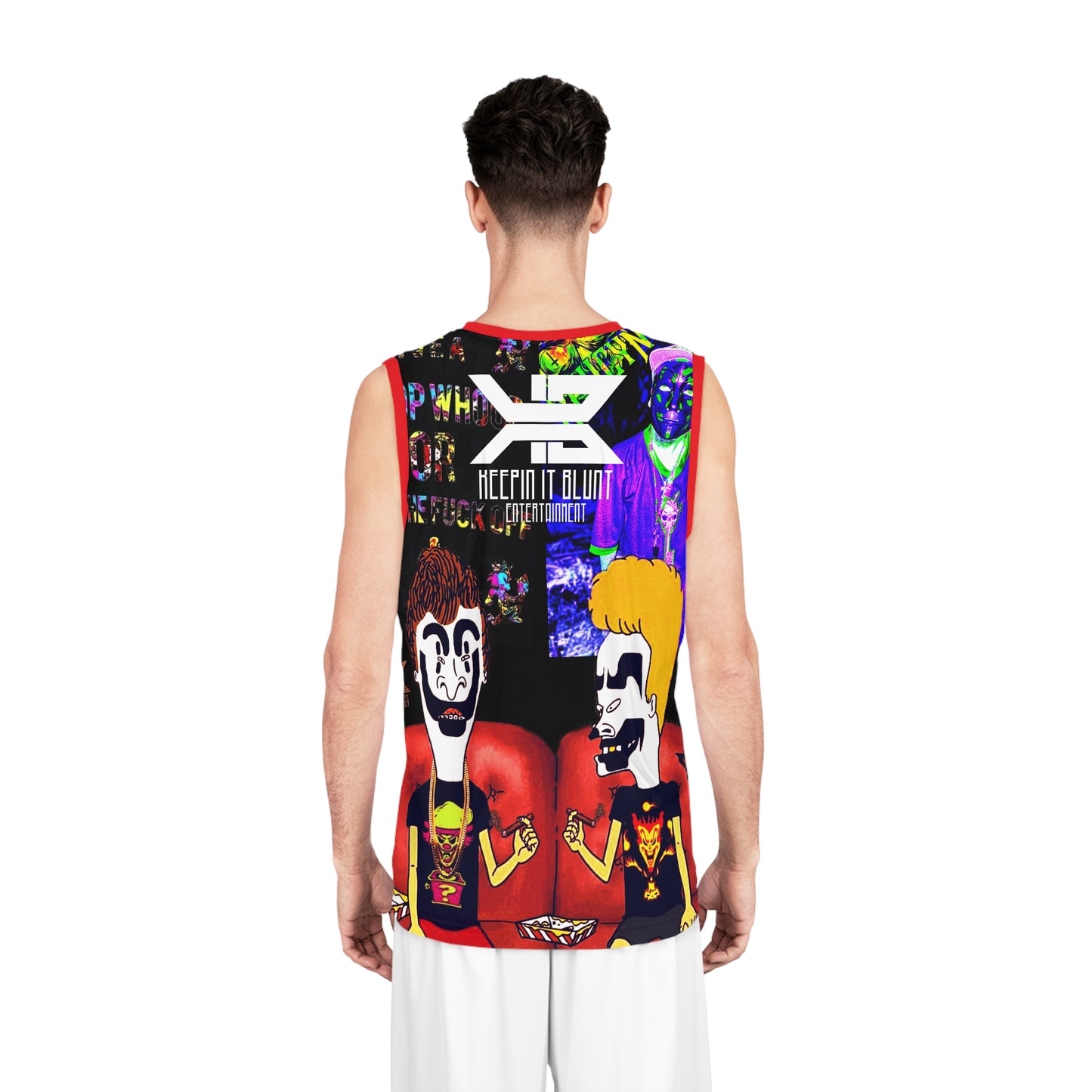 Pelvis & Boothead Basketball Jersey (AOP)