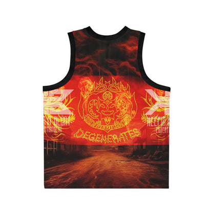 Devil’s Degenerates: Cynner Squad Basketball Jersey (AOP)