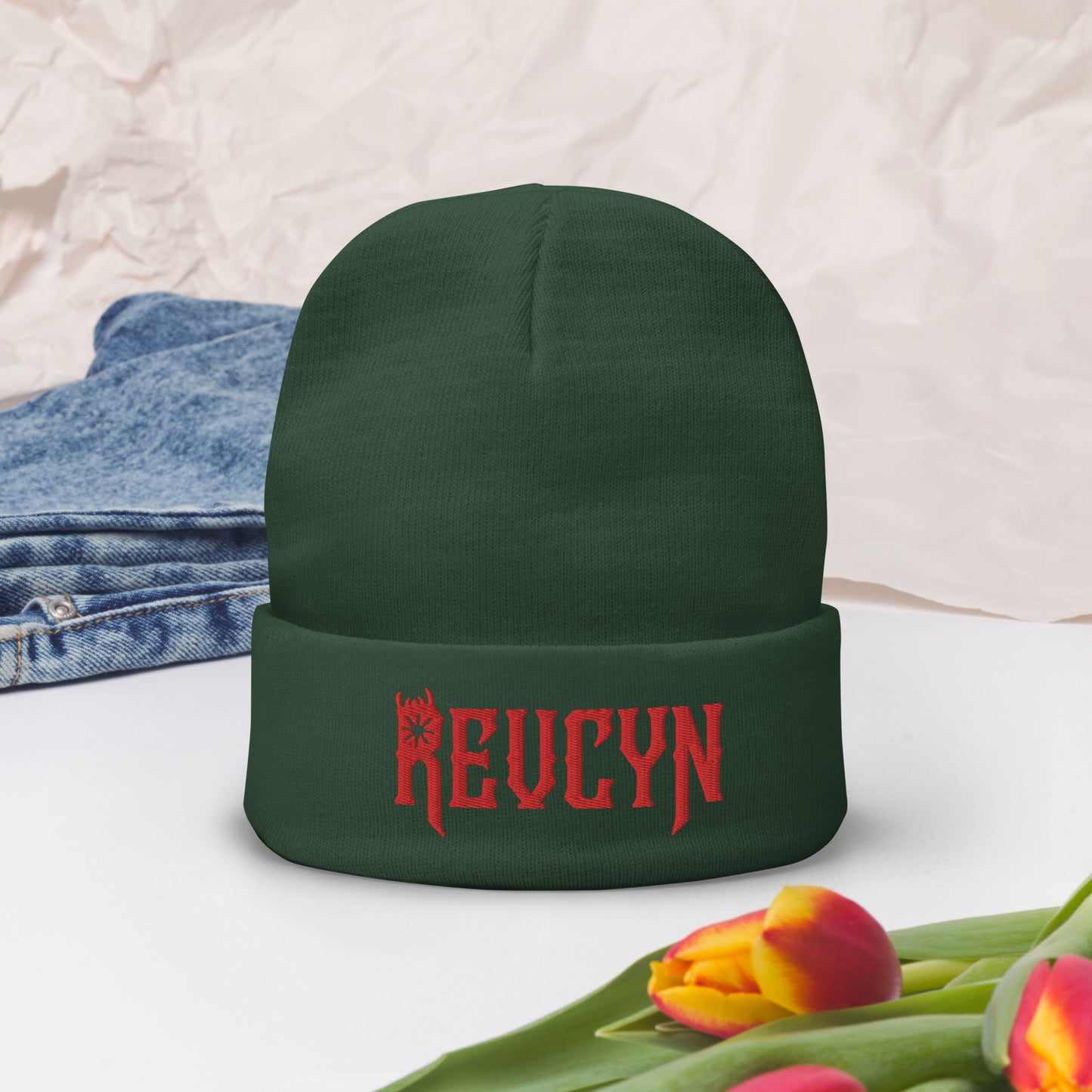 Official RevCyn Embroidered Beanie (As Seen On Moody Mondays!)