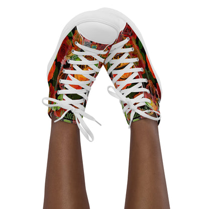 “Bluntastic” Women’s high top canvas shoes