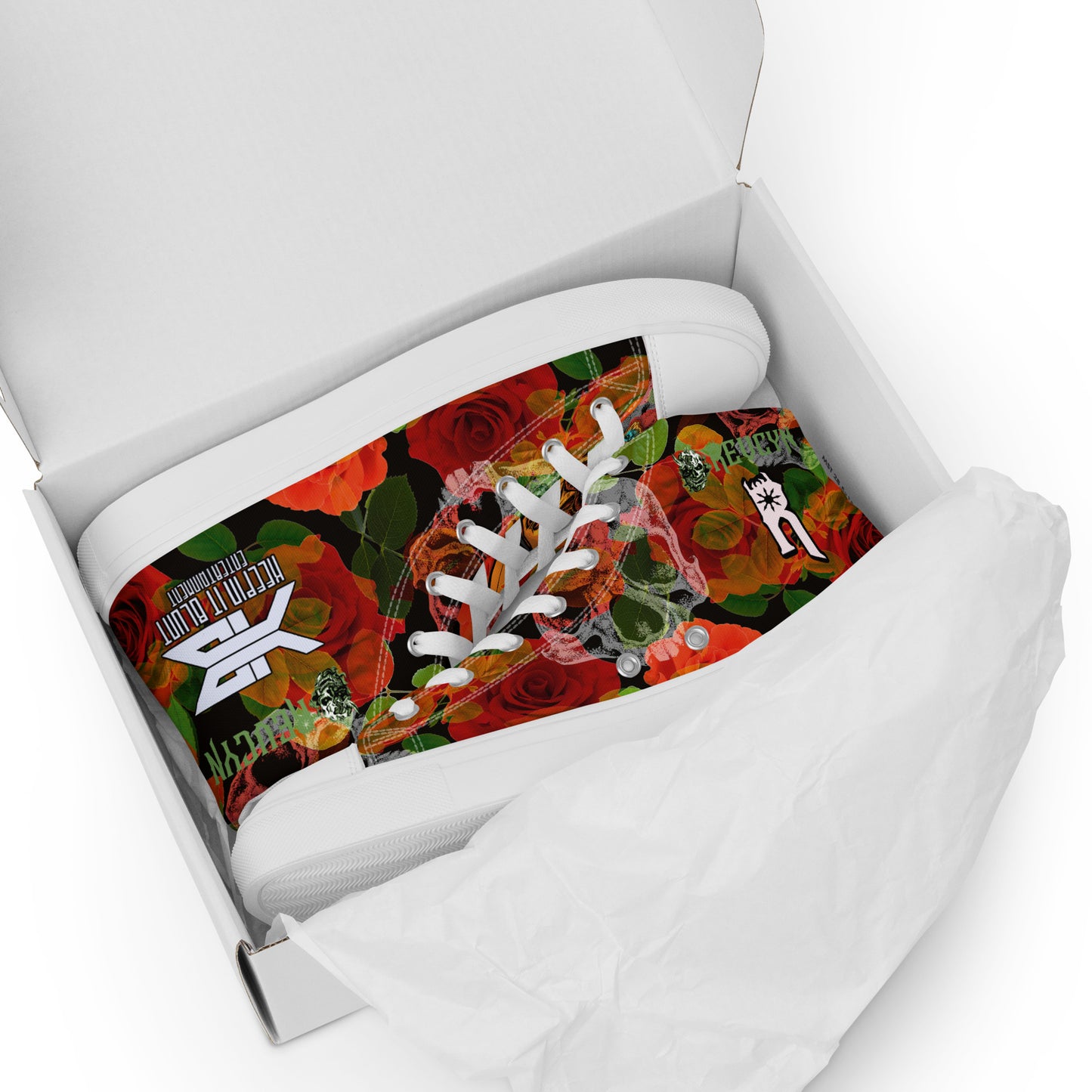 “Bluntastic” Women’s high top canvas shoes