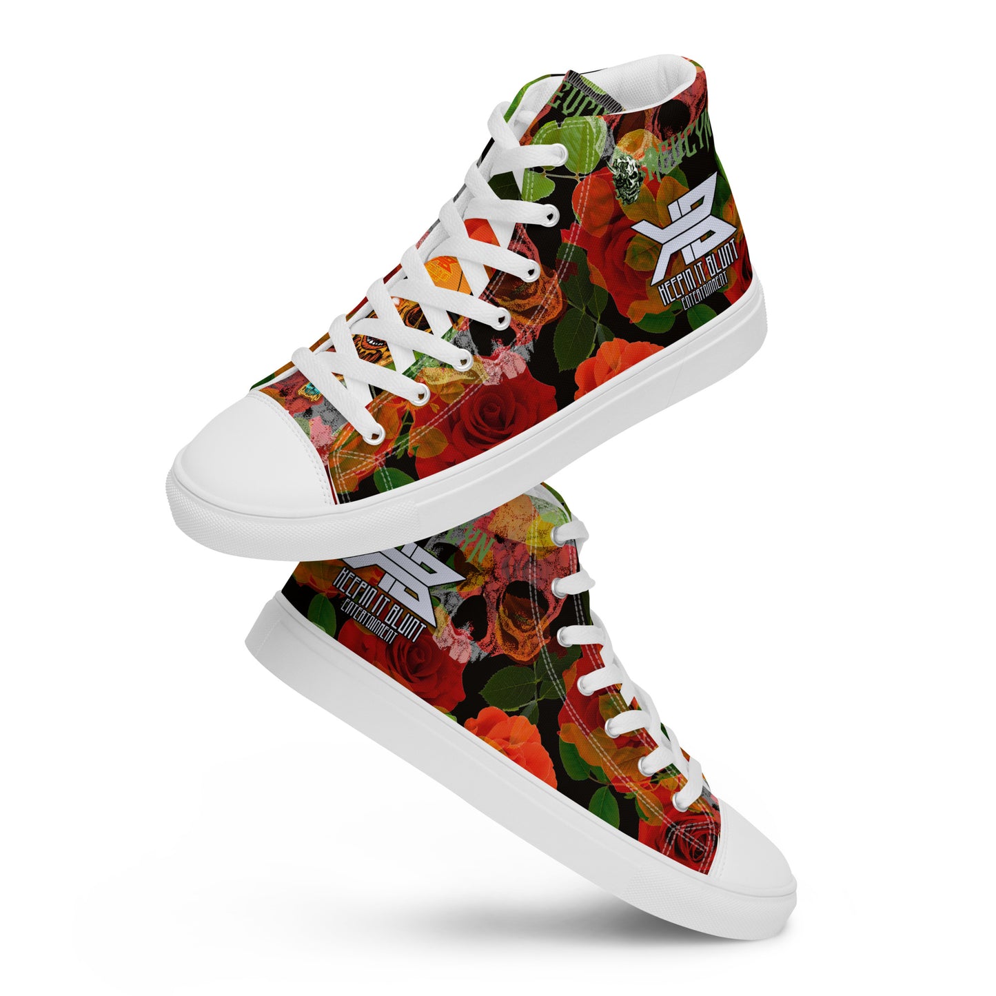 “Bluntastic” Women’s high top canvas shoes