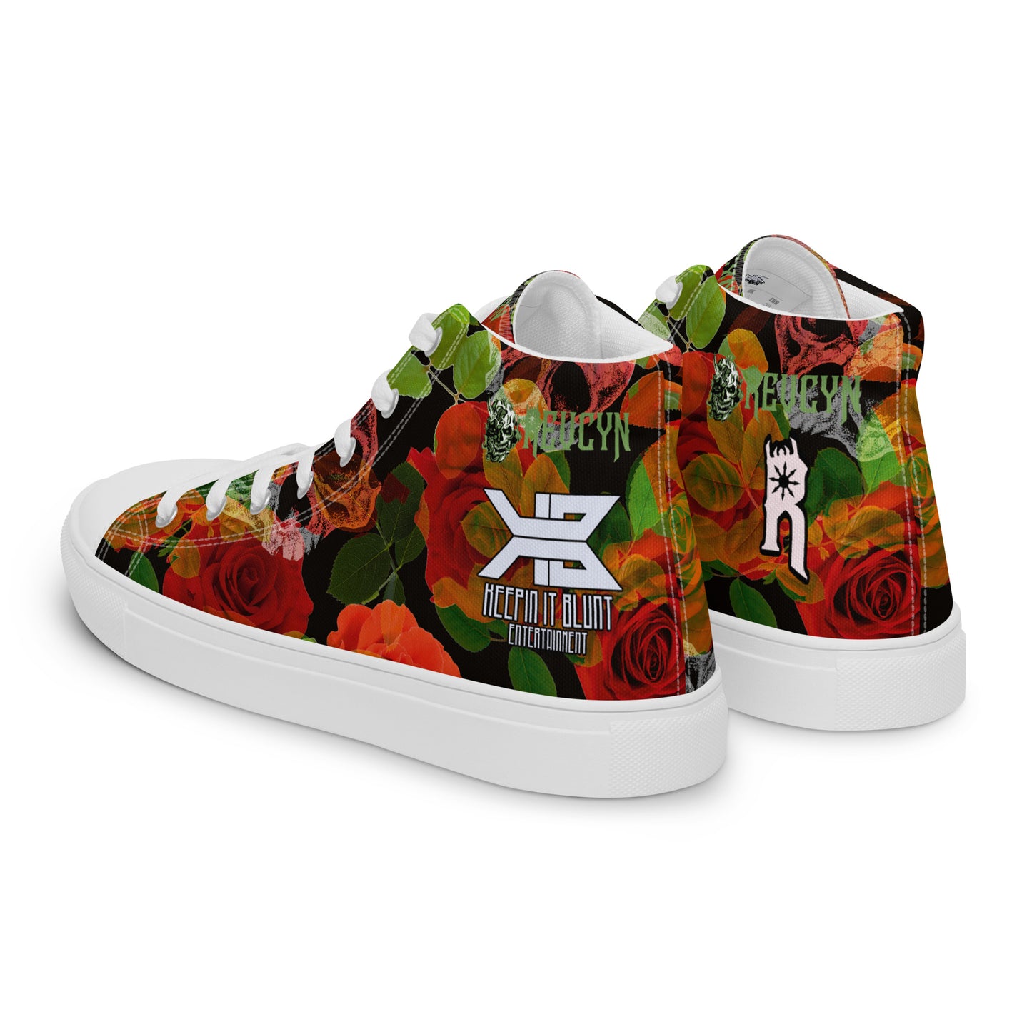 “Bluntastic” Women’s high top canvas shoes