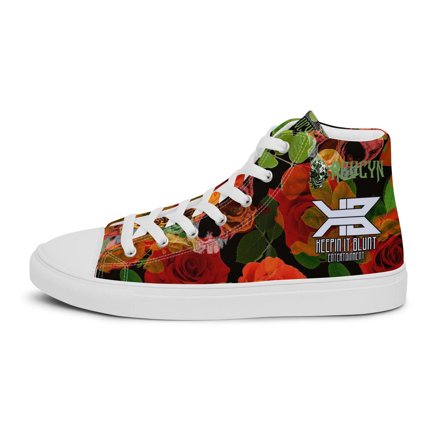 “Bluntastic” Women’s high top canvas shoes