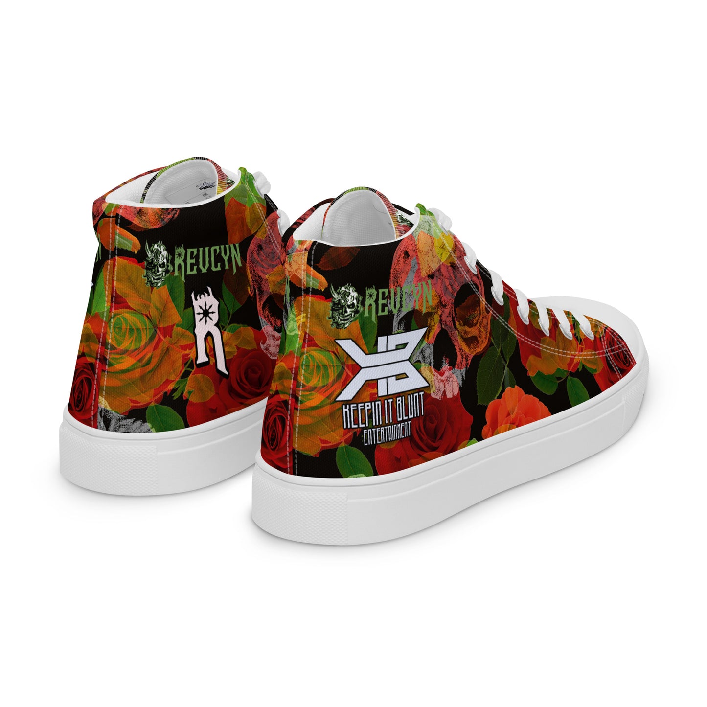 “Bluntastic” Women’s high top canvas shoes