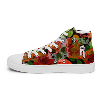 “Bluntastic” Women’s high top canvas shoes