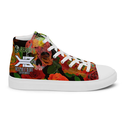 “Bluntastic” Women’s high top canvas shoes